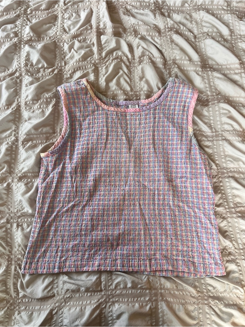 Pastel Multicolor Sleeveless Top